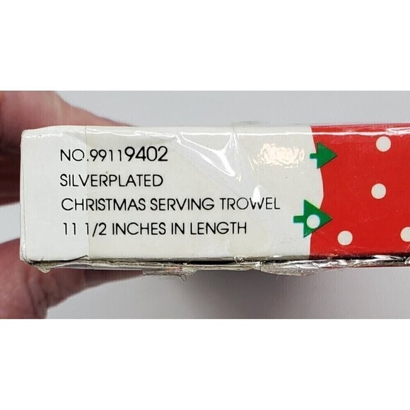NOS INTERNATIONAL SILVER COMPANY CHRISTMAS SERVING TROWEL PIE SERVEWARE 1997 - Picture 9 of 13